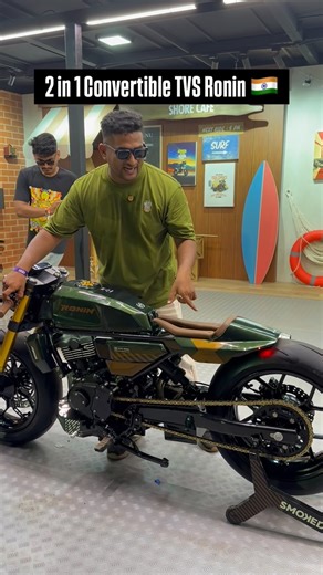 9.1M views · 131K reactions | The Convertible TVS Ronin  #instagram #new #bike #amazing #crazy | Aki D Hot Pistonz - Freestyle Stunt Rider | Facebook