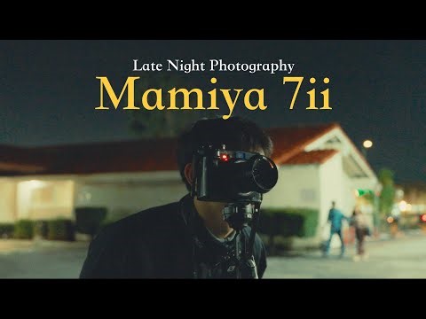 Late Night Film Photography with the Mamiya 7ii