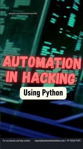Automation in Hacking Using Python