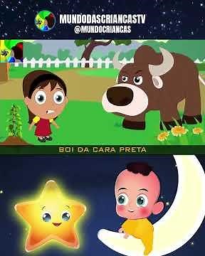 Boi da cara preta | Canção de Ninar | Nursery Rhymes | Música Infanti