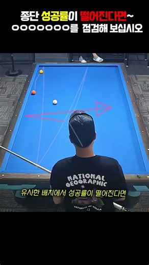 If your longitudinal success rate is dropping, please check [this]. #billiards #pba #lpba #billar...