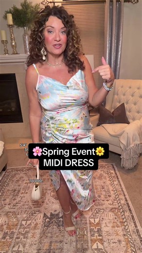 Got a spring wedding, bridal shower, date night, or special event on your calendar? This stunning silky dress from @Cider delivers the perfect elevated, classy look. With adjustable straps, flattering ruching to smooth and sculpt, a chic front slit, and gorgeous pattern options, it’s designed to help you feel confident and styled. The side zip makes it easy to slip on and go, making this 10/10 dress a must-have for spring events. Don’t wait…grab this beauty today! ✨🌸 #shopcider #datenightdress 