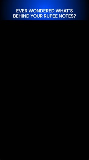 Ever wondered What's Behind your Rupee notes !? #financeshorts #interestingfact #moneyfacts