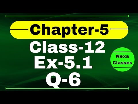 Class 12 Ex 5.1 Q6 Math | Continuity | Chapter 5 | Q6 Ex 5.1 Class 12 Math | Ex 5.1 Q6 Class 12 Math