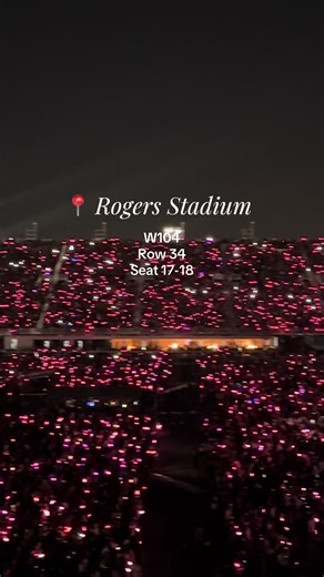 🤞🏻✨ manifesting we win every Ticketmaster war we enter 🤪 View from Rogers Stadium Toronto Section W104 Row 34!!! #rogersstadium #rogersstadiumtoronto #btsworldtour2026