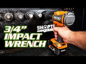 POWER To The ANVIL - 1,300 ft-lbs! RIDGID 18V 3/4" High Torque Impact Wrench Review [R86312]