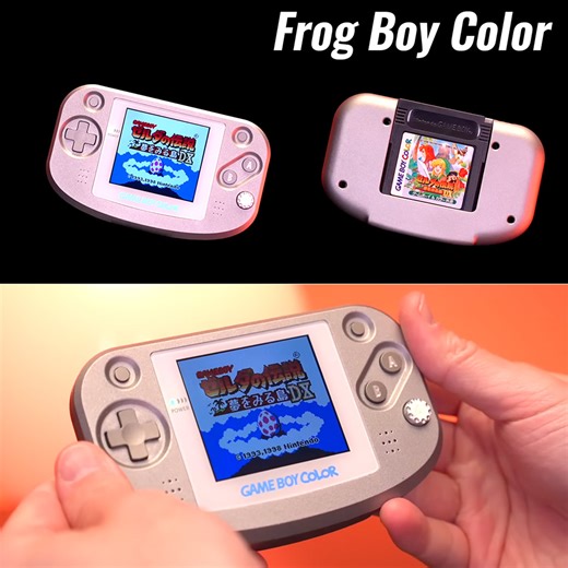 When Game Boy Advance Meets Game Boy Color, You Get the Frog Boy Color