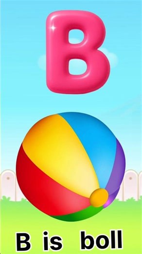 B for Ball | ABC Learning for Kids I Alphabet Learning | Hindi English B for Ball
