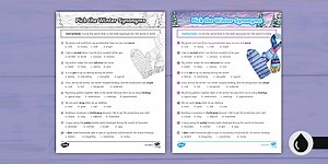 Winter Synonyms Activity