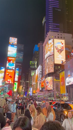 Times Square’s Beauty at Night #timessquare #newyork #manhattan #travel | New York Daily Vlogs
