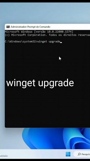Como atualizar todos os programas pelo cmd