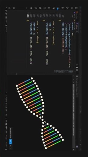 I built a 3D DNA Helix with Pure CSS! 🧬✨