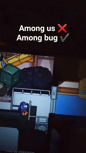 lo peor fue que el pobre impostor estaba atrapado #clips #amongus #bug