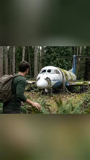 part 1 This Man Transformed an Abandoned Passenger Airplane Into a Stunning Forest Home _ Build ASMR (_1)#campinglife #foryou #junglelife #junglehouse #treehouse