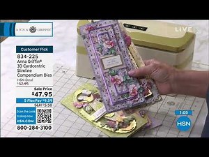Anna Griffin 3D Cardcentric Slimline Compendium Dies