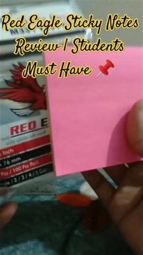Unbox Red eagle sticky notes with me✨️ #shorts #stationery #unboxing#trending