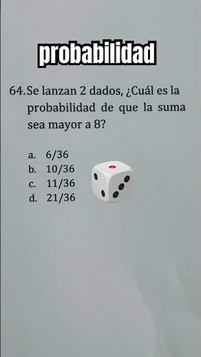 Calcula la #probabilidad #maths #matematicas #shorts