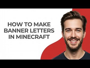 How To Make Banner Letters In Minecraft - GUIDE!