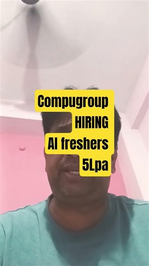 AI Jobs for Freshers 2026 | Generative AI Internship | Noida IT Jobs