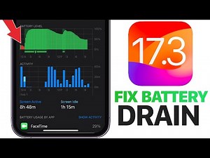 iOS 17.3 - FIX Battery DRAIN on iPhone!