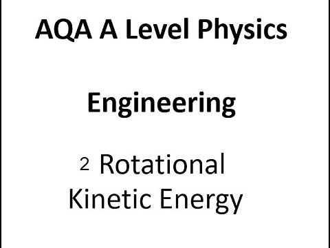 AQA A Level Physics: Rotational Kinetic Energy