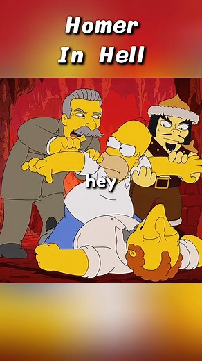 Homer In hell #simpsons #shorts | Cartoon Humor