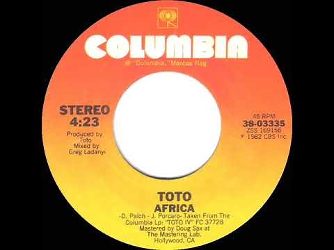 1983 HITS ARCHIVE: Africa - Toto (a #1 record--stereo 45 single version)