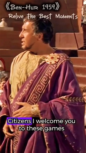 "Hail Caesar!"🏛️ #BenHur #ChariotRace #CharltonHeston #ClassicMovies #HollywoodClassics #RomanEmpire