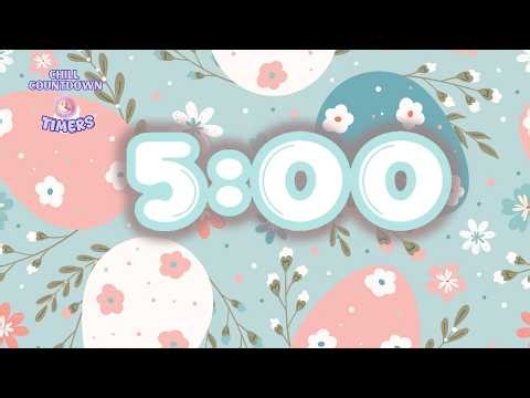 5 Minute Happy Spring Timer 🐰 Upbeat Countdown for a Quick Break