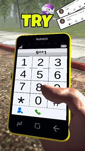 try cheat code 🤯 in Indian bike driving 3d game