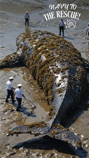 Navy Rescues Stranded Whale | Epic Ocean Wildlife Rescue Story#motherhood