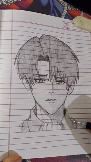 Reizo on Instagram: "Draw Levi in easy steps tutorial . #art #fyp #levi #explore #reels viral ."