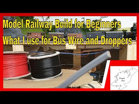 Model Railway for Beginners, What I use for Bus Wire and Droppers