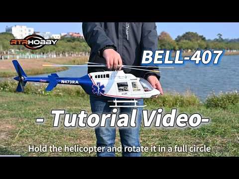 Mastering the Bell 407 🚁 #rtrhobby #automobile #rchelicopter #bell407 #flying