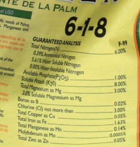 Anyone ever use Palm Fertilizer on lawn?