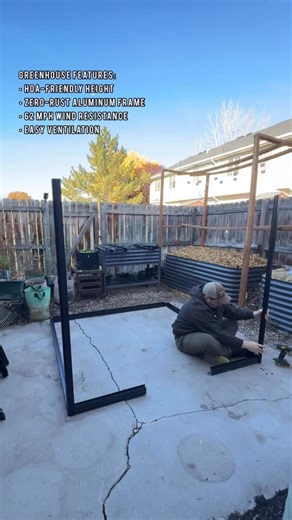 Farmer Jeff on Instagram: "Comment GROW for the five top benefits of gardening with a greenhouse, a link to my greenhouse, and DIY alternatives. I’m so happy I found an HOA friendly greenhouse so that I could level up my space. I can’t wait to have fresh tomatoes in the Winter! Vego Garden’s Black Friday sale is live! Here are my codes for extra savings: REALFARMERJEFFBC5 for 5% off sitewide REALFARMERJEFF100OFF for $100 off any greenhouse. #ad #smallspacegardening #tinygarden #freshveggies"