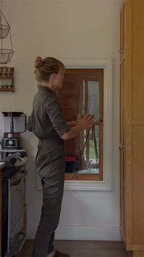 the one where I took a window out and made a walk in pantry #diy #fyp #doityourself #countrylife #walkinpantry | Hannah Lee Duggan