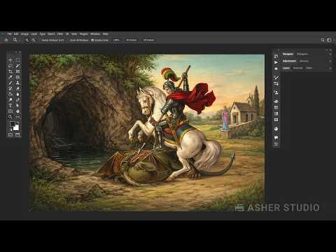 St George Feast | Download 4K Wallpaper of St George as Landscape Version