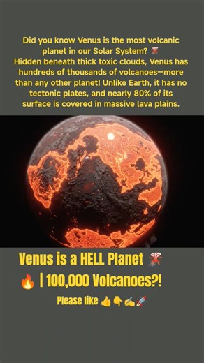 Venus is a HELL Planet 🌋🔥 | 100,000 Volcanoes?!