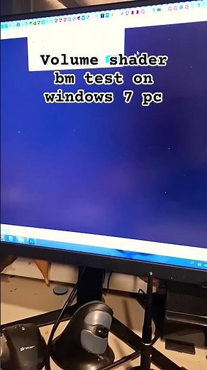 Volume shader bm test part 2 💀 #cznull #volumeshader #fyp #shorts #Windows7 #pc #computer #test