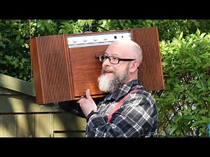 Ferguson Stereo Minor 1970 Portable Vintage Record Player Phonograph model 3025 (4K)
