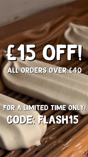 23K views | No tricks here - just a deliciously light treat! For a limited time, we’re giving you £15 off when you spend £40 or more on our meringue bars. Whether you’re stocking up on your favourite flavours or sharing a few sweet moments, use code FLASH15 at checkout to make it frightfully good value.  Under 100 calories per bar  Natural colours & flavours  Vegetarian  Gluten free Order now & enjoy FREE UK delivery! For limited time only! | Flower & White | Facebook