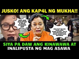 NALOKO NA‼️MAG ASAWANG INALIPUSTA AT PINAG MO-MURA NI ROWENA GUANZON, KINASUHAN?