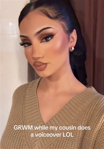 Get Ready With Me: Makeup Tutorial with Cousin Voiceover