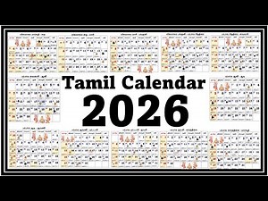 2026 Hindu Festivals – Tamil Calendar || தமிழ் கலண்டர் 2026 - திருவிழாக்கள் மற்றும் விரதங்கள்