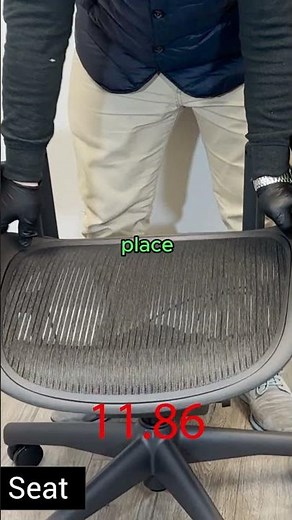 How To Replace The Herman Miller Aeron Seat Quickly? #shorts