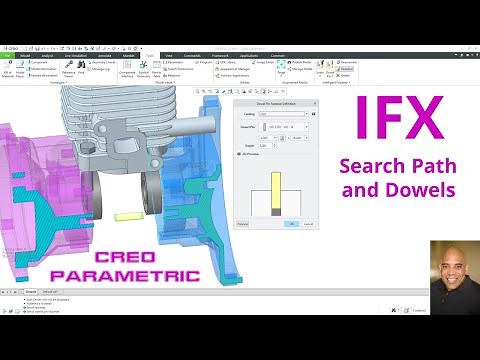 Creo Parametric - IFX (Intelligent Fastener Extension) Search Path and Dowels