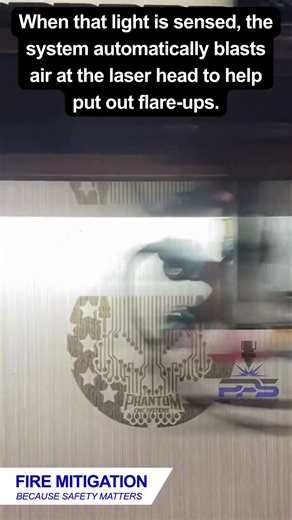 Phantom Fire Mitigation on CO2 Lasers