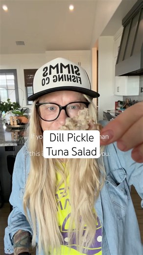 Dill Pickle Tuna Salad | Quick, High-Protein Lunch Idea