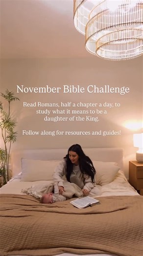 Victoria Lawson on Instagram: "Comment 🧡 to get my free devotional + reading guide! I’m so excited to read the Word with y’all this month, it’s truly what’s changed my life, and I PROMISE you won’t regret it! Especially since adopting Haven, the truth that we are adopted sons and daughters of God has never been so real to me. I can’t wait to dive into what God’s Word says about it together Let’s grow together!!! #biblechallenge #novemeberbiblechallenge"